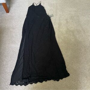 NEW Love X Design Black Lace Maxi Dress, Women’s Size XL